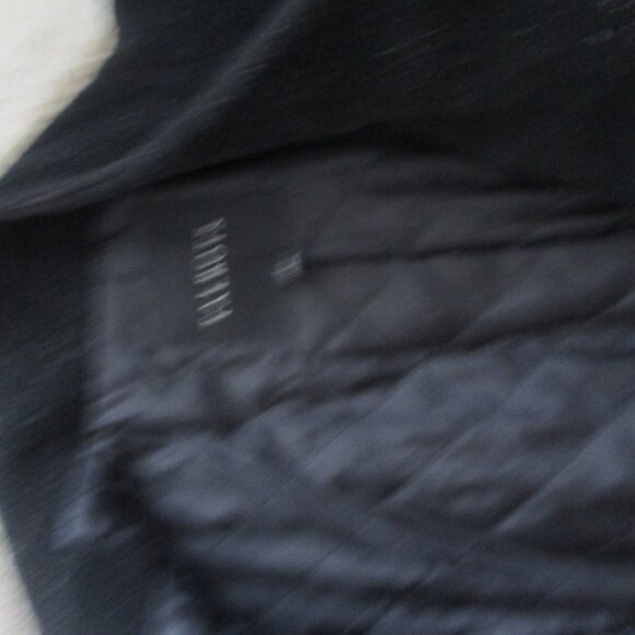 Talbots Black Pea Coat lined wool alpaca nylon 6 - Picture 3 of 4